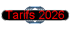 Tarifs 2026