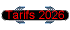 Tarifs 2026